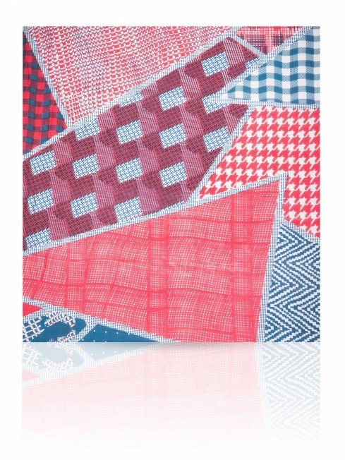 Платок Унисекс SN-SCOTTISH.CHECKS/RED.BLUE